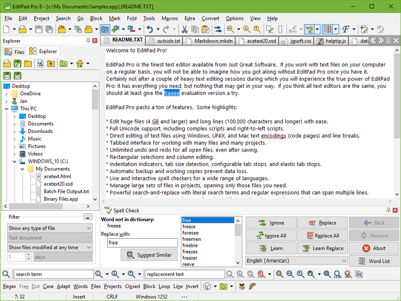 EditPad Pro Screenshot